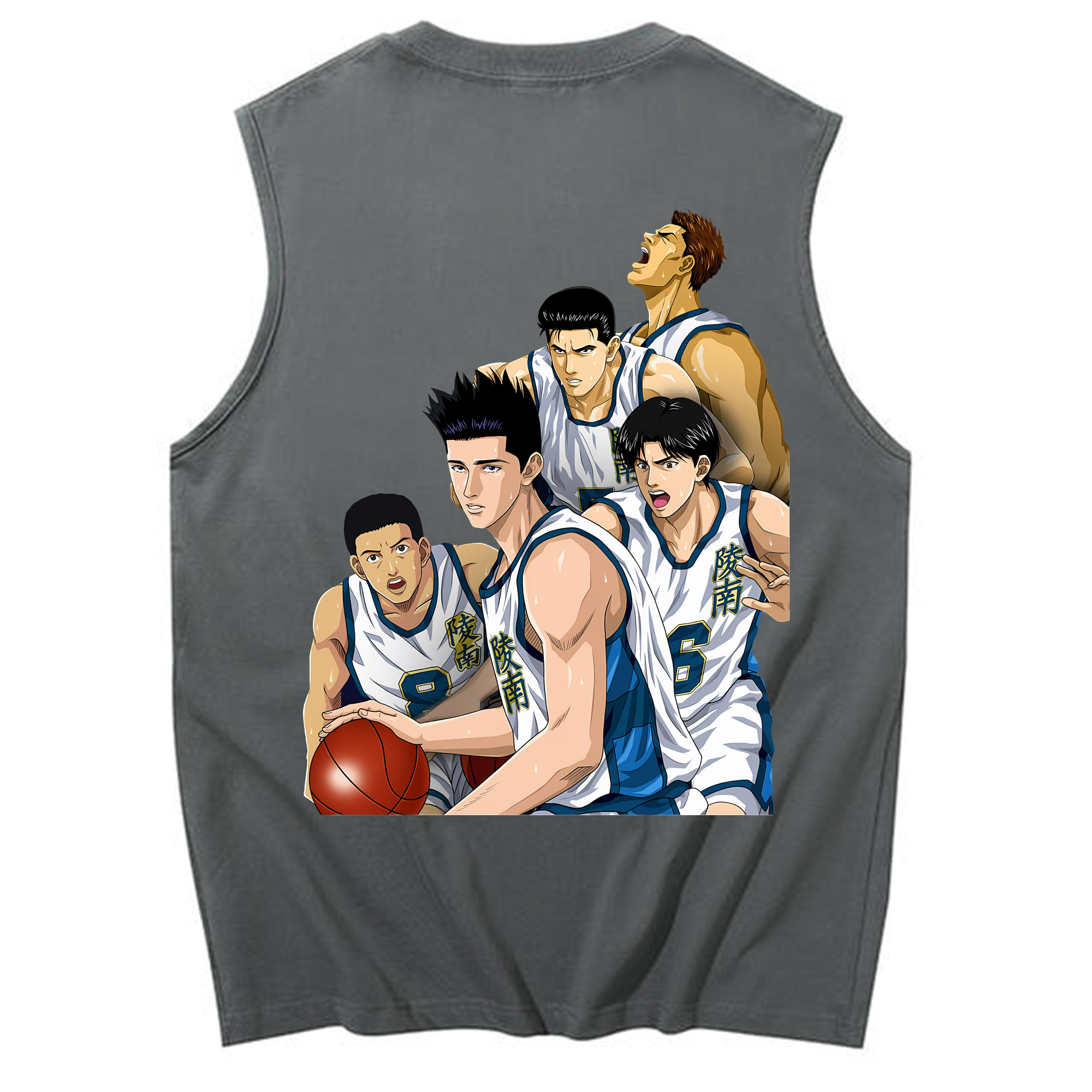 （画像用） SLAM DUNK／スラムダンク コットン100％タンクトップ（背面プリント）